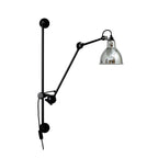 Industrial Iron Swing Arm Sconce