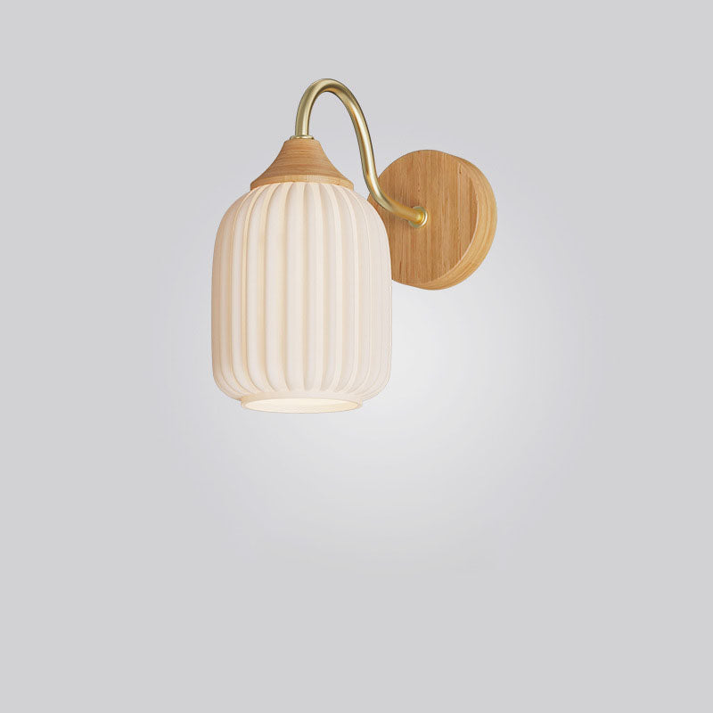 Nordic Striped Glass Wall Sconce