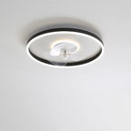 Minimalist Round Invisible LED Ceiling Fan Light