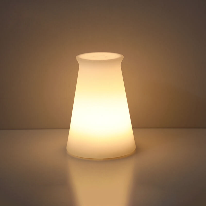 Premium Geometric Battery-Powered Night Light Table Lamp