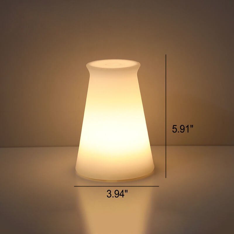 Premium Geometric Battery-Powered Night Light Table Lamp