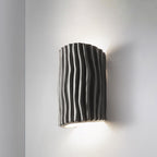 Nordic Striped Resin Wall Sconce