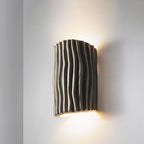 Nordic Striped Resin Wall Sconce