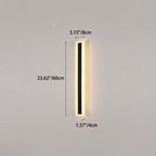 Premium Minimalist Rectangular LED Wall Sconce - Aluminum