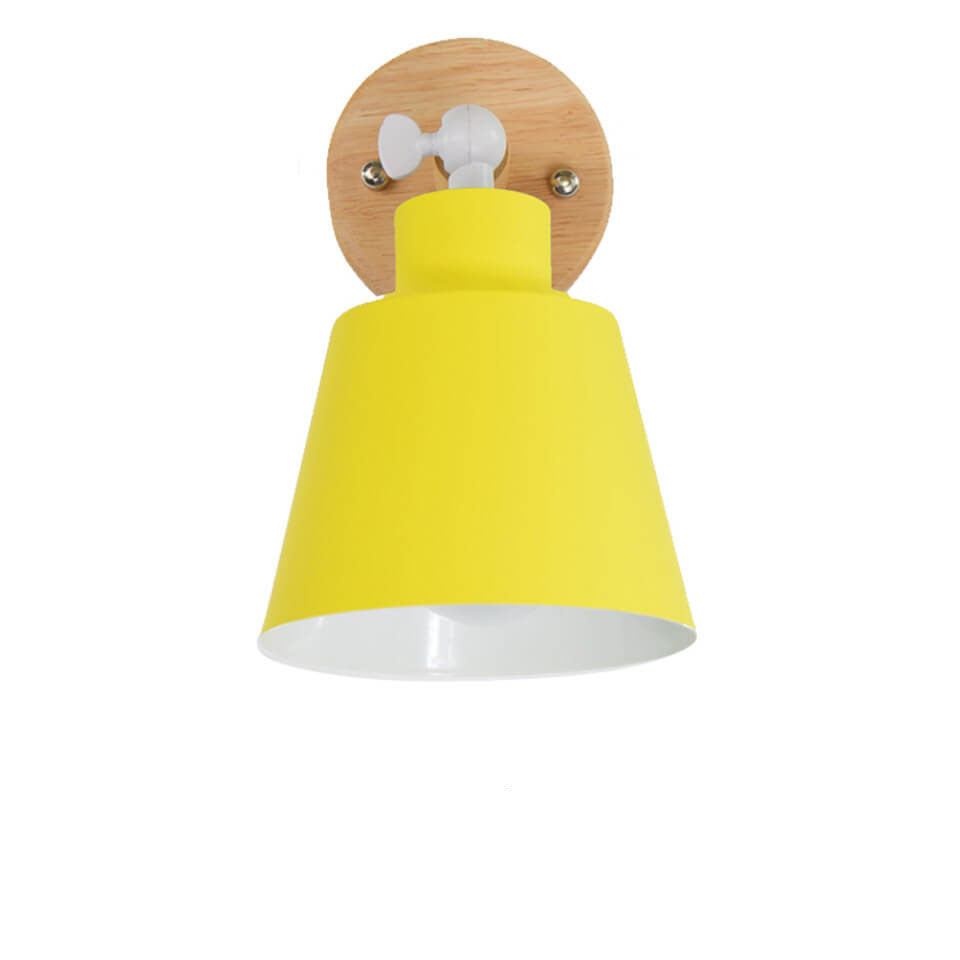 Nordic Rotatable Wood Wall Sconce