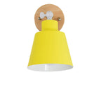 Nordic Rotatable Wood Wall Sconce