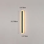 Premium Minimalist Rectangular LED Wall Sconce - Aluminum