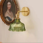 Modern Copper & Glass Wall Sconce