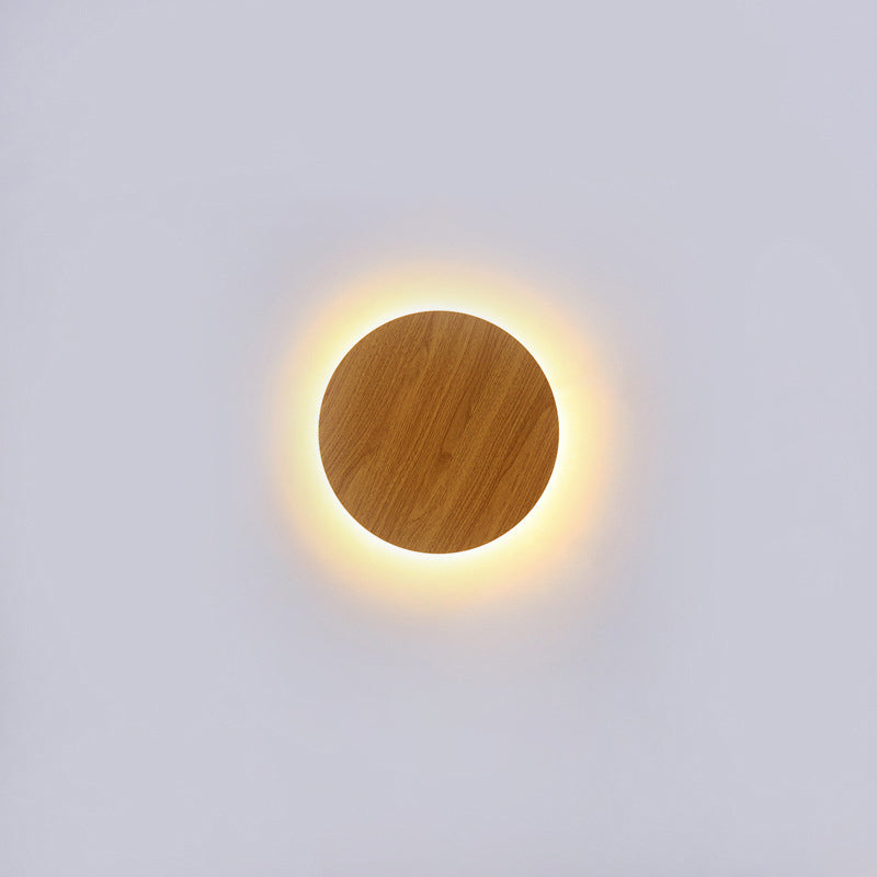 Minimalist Round Iron LED Sconce
