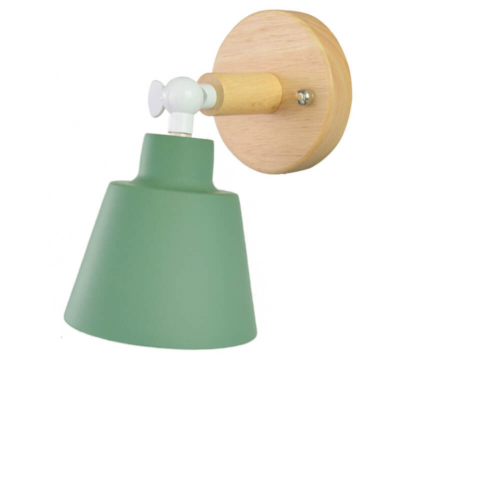 Nordic Rotatable Wood Wall Sconce