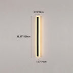 Premium Minimalist Rectangular LED Wall Sconce - Aluminum