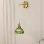 Modern Copper & Glass Wall Sconce