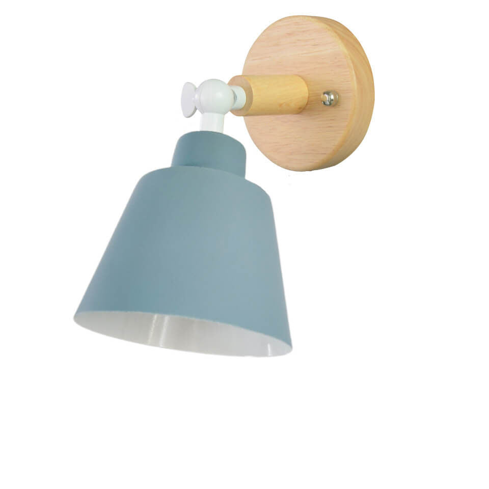 Nordic Rotatable Wood Wall Sconce