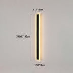 Premium Minimalist Rectangular LED Wall Sconce - Aluminum