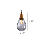 Water Ripple Glass Pendant Light
