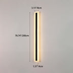 Premium Minimalist Rectangular LED Wall Sconce - Aluminum