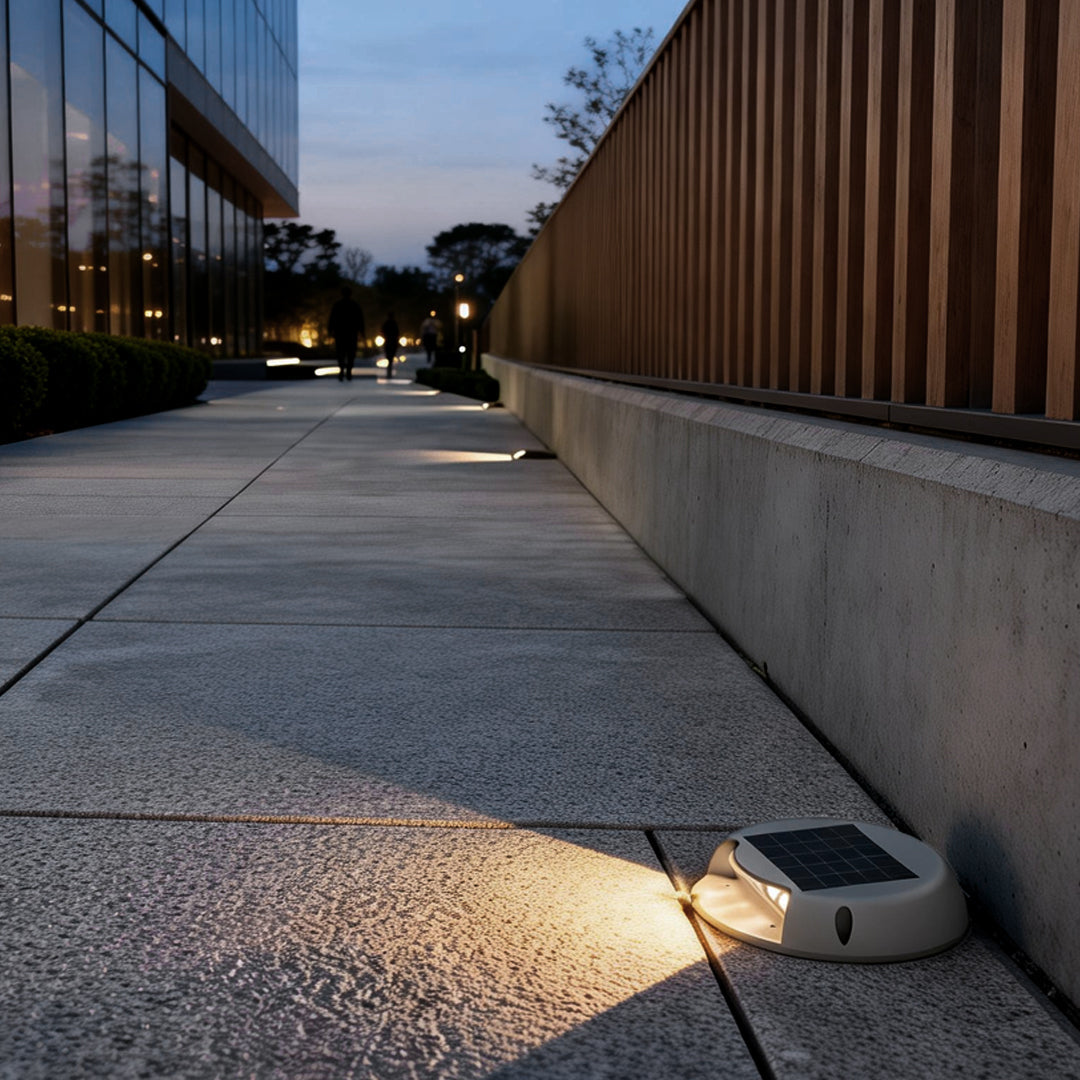 Solar-Powered LED Pathway Lights for Decks and Landscapes