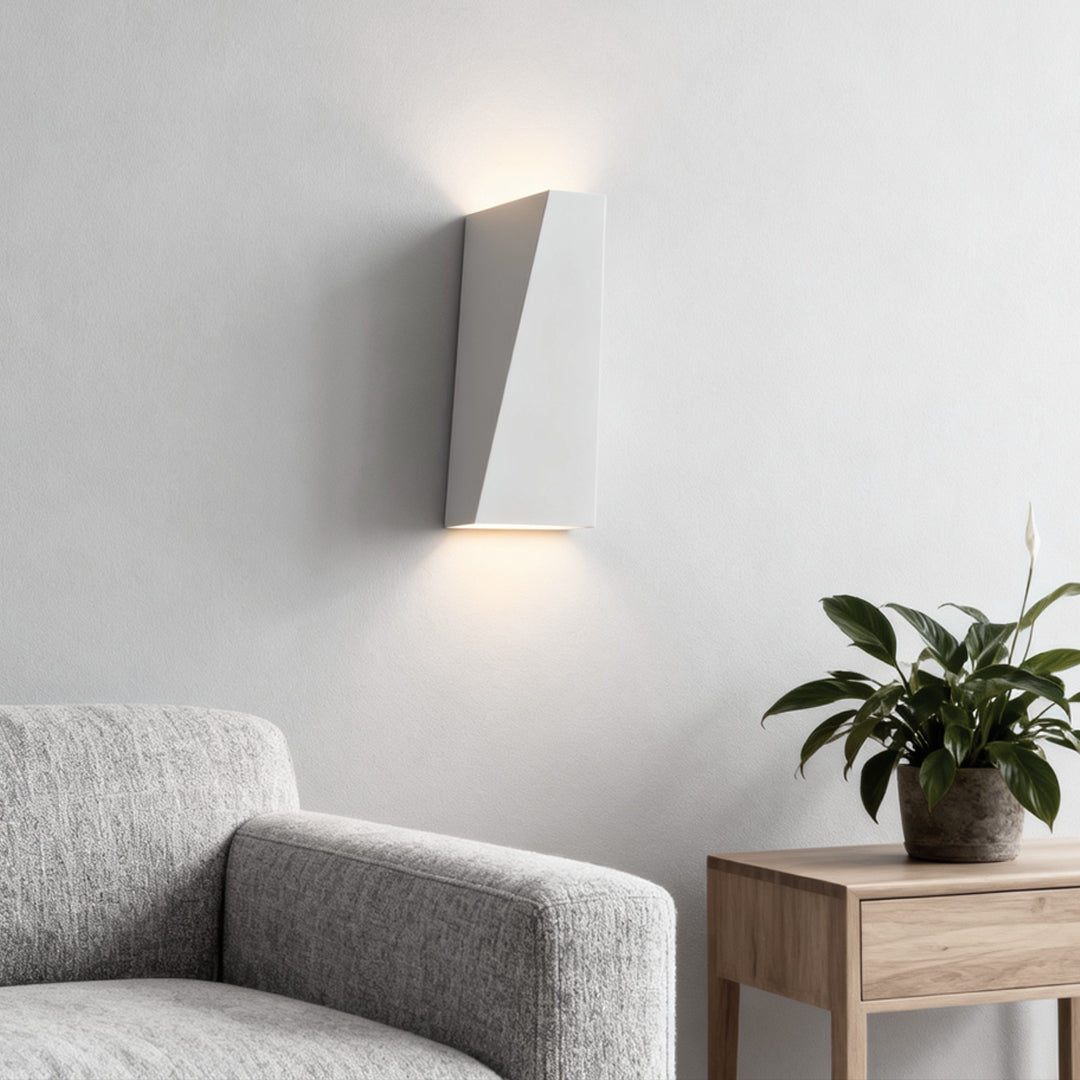 Modern Geometric LED Wall Light - Up and Down Lighting Fixture