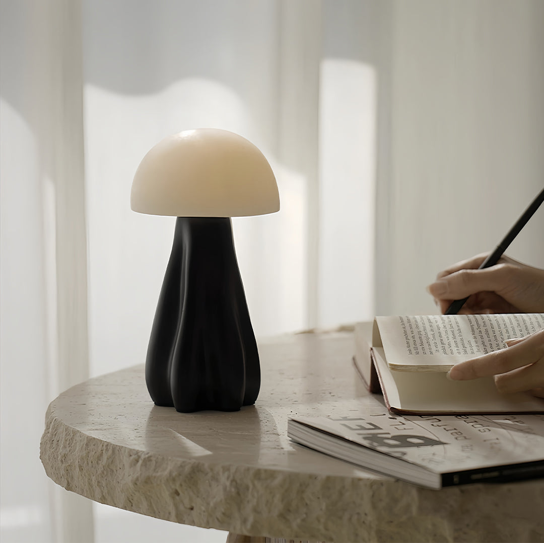 Nordic Resin Mushroom Table Lamp - Unique LED Atmosphere Light