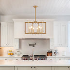 Industrial Multi-Head Candle Chandelier Ceiling Light