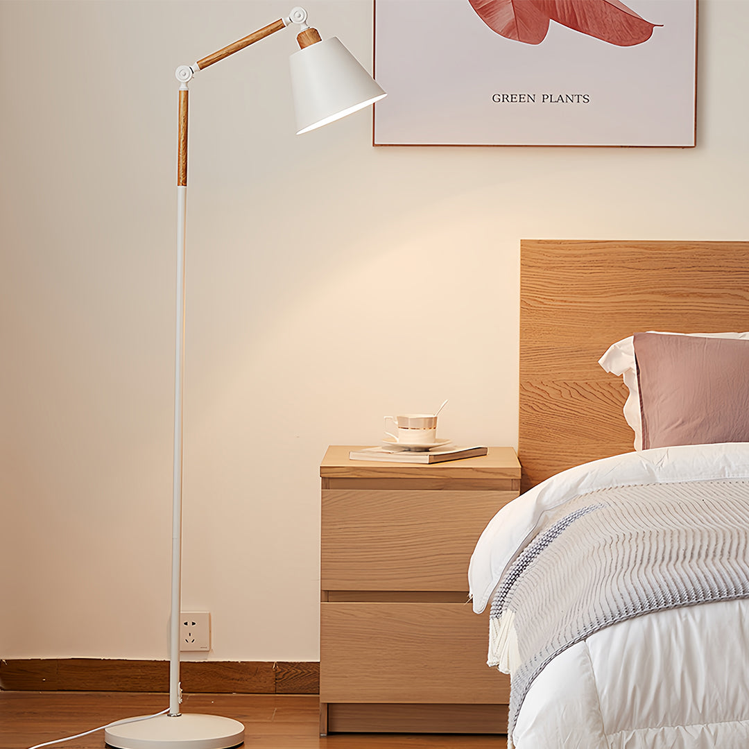 Modern Adjustable Metallic Floor Lamp