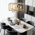 Industrial Multi-Head Candle Chandelier Ceiling Light