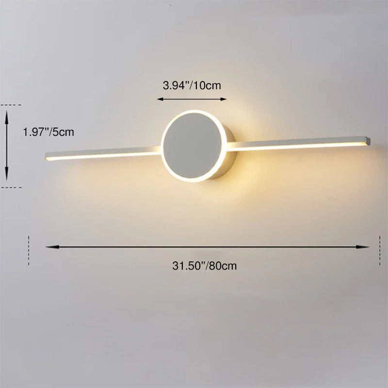 Nordic Long Disc LED Vanity Light