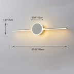 Nordic Long Disc LED Vanity Light