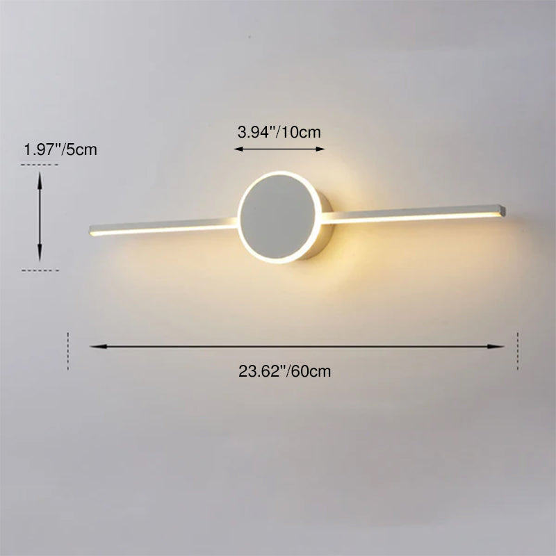 Nordic Long Disc LED Vanity Light
