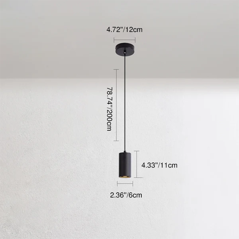 Minimalist Iron Mini Pendant Light - Nordic Design, 1-Light