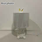 Contemporary Rabbit-Shaped 1-Light Table Lamp