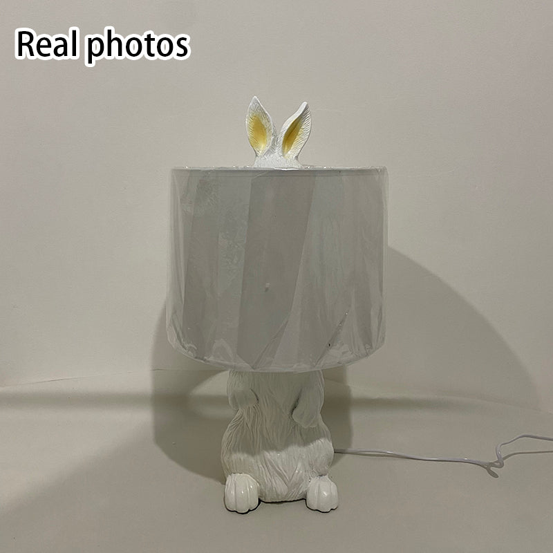 Contemporary Rabbit-Shaped 1-Light Table Lamp