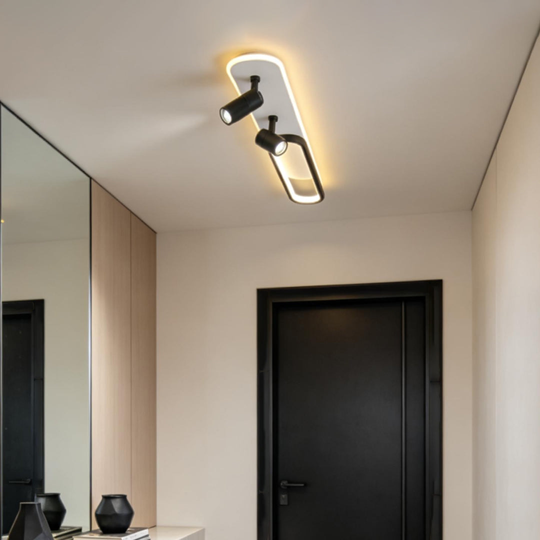 Modern Adjustable LED Ceiling Spotlight - Metal Design