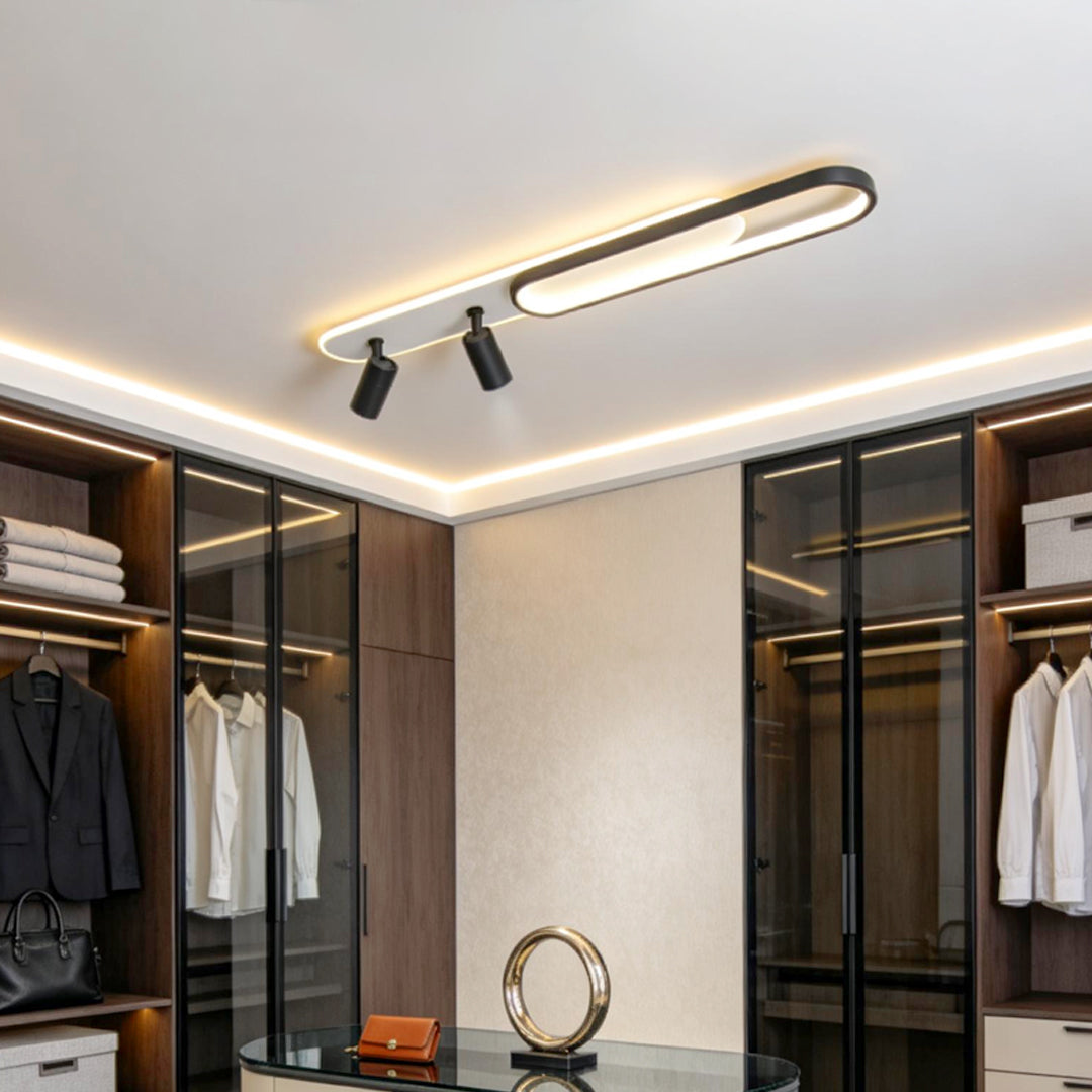 Modern Adjustable LED Ceiling Spotlight - Metal Design