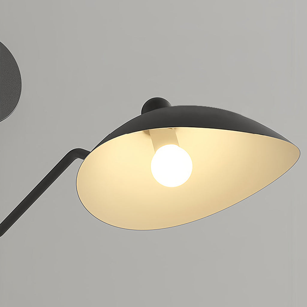 Contemporary Industrial Swing Arm Wall Lamp - Full Spectrum Lighting