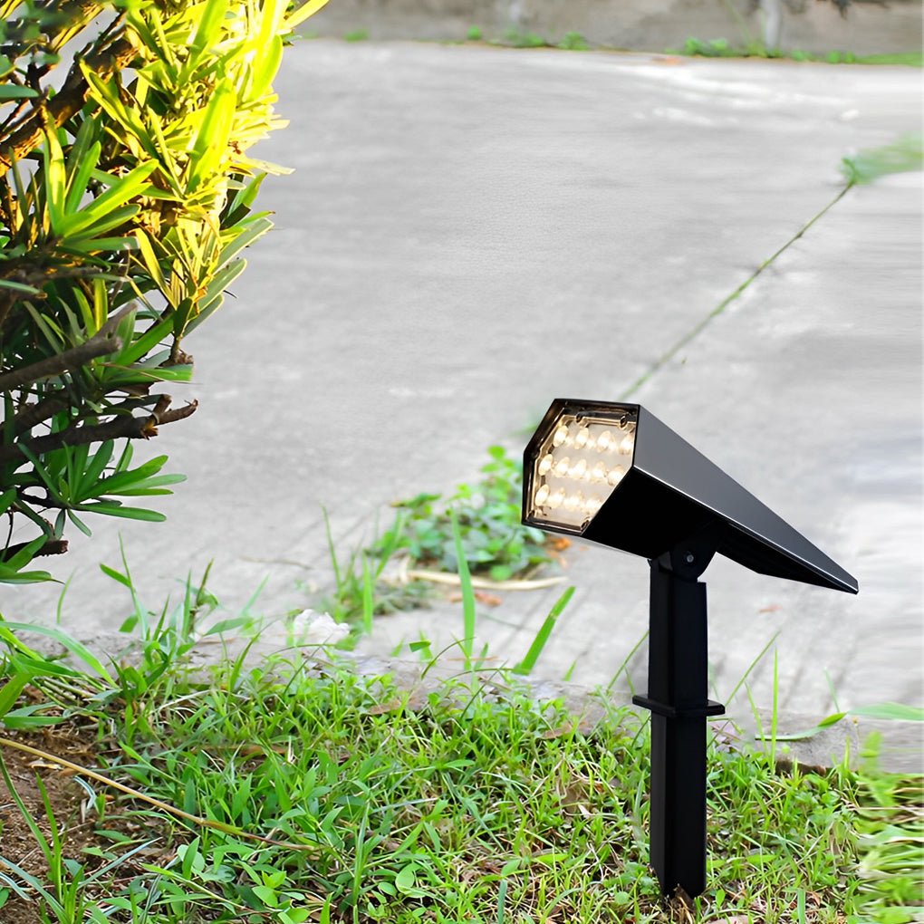 Adjustable Angle Solar Flood Spike Light