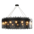 Luxury Glass Ceiling Chandelier - Modern Traditional Design