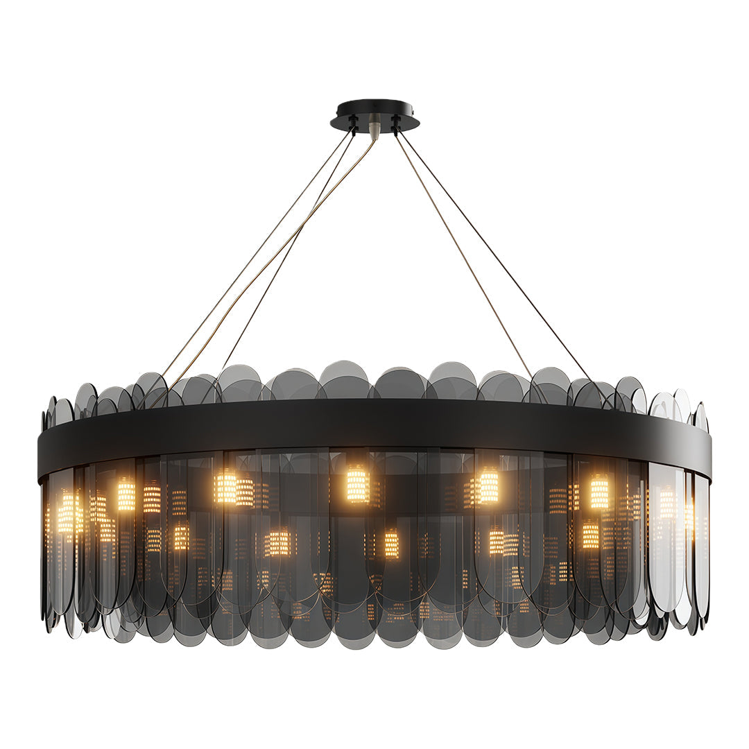 Luxury Glass Ceiling Chandelier - Modern Traditional Design