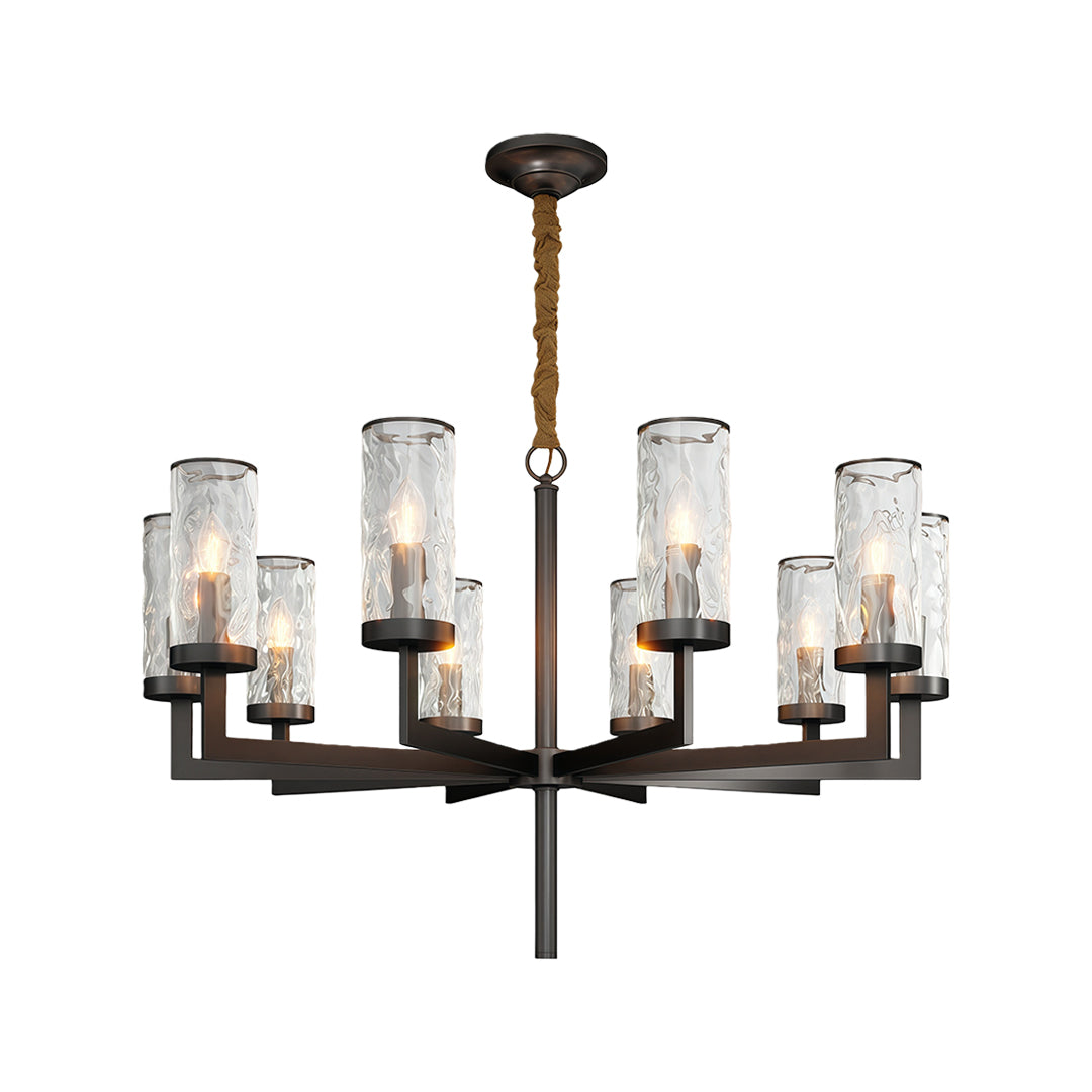 Modern Minimalist Glass Island Chandelier - Luxury Ceiling Light