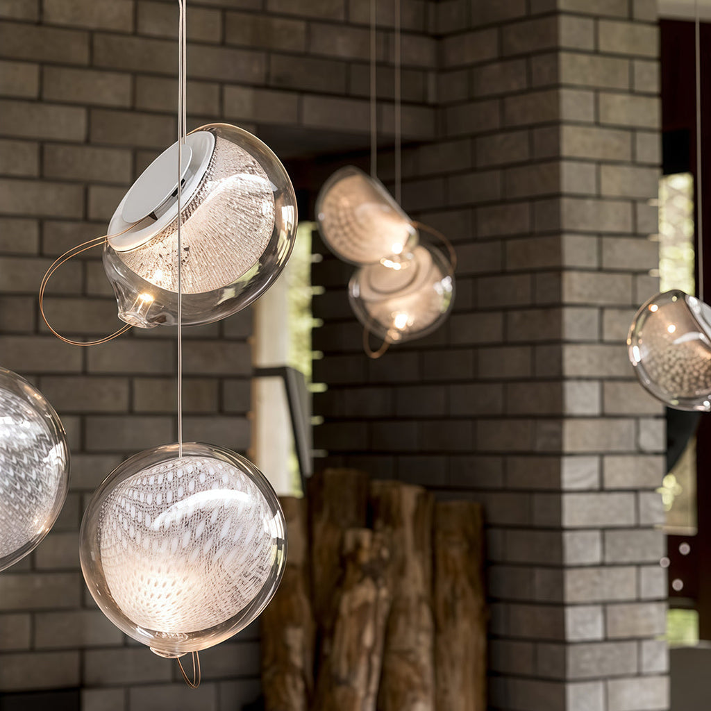 Nordic Glass Jellyfish Pendant Light - Premium Ceiling Fixture