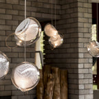 Nordic Glass Jellyfish Pendant Light - Premium Ceiling Fixture
