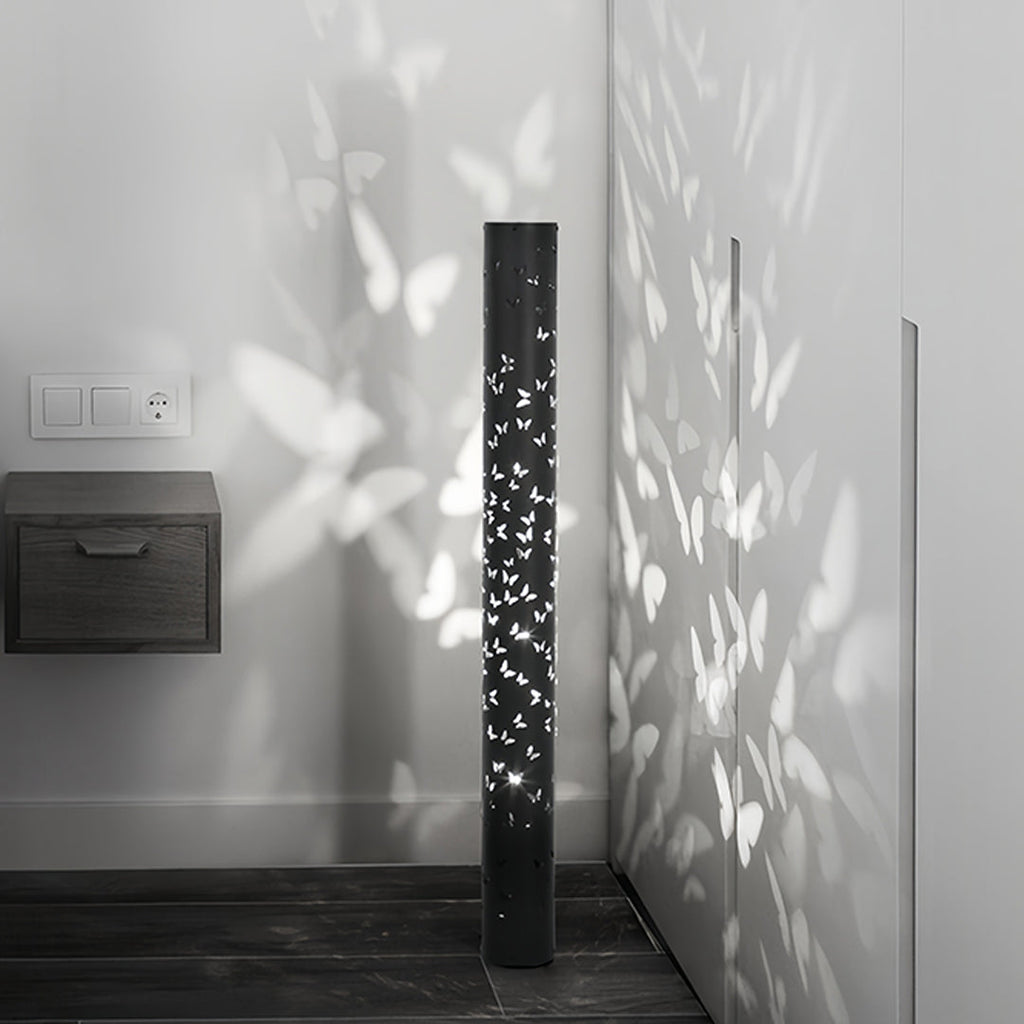 Butterfly Ambient Projector Floor Lamp - Decorative Column Design