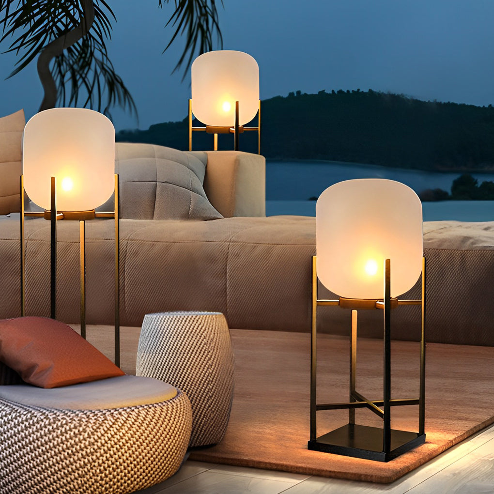 Premium LED Metal Outdoor Floor Lantern