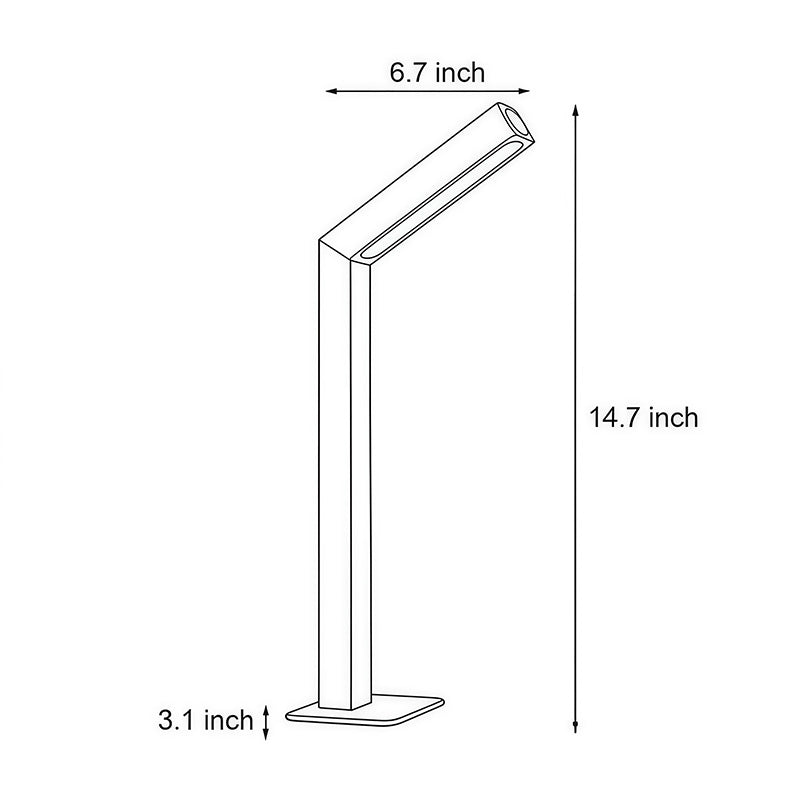 Premium Nordic Touch-Controlled LED Desk Lamp with Dual Magnetic Wooden Base