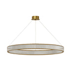 Premium Crystal Round Chandelier - Elegant Ceiling Light