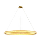 Luxury Copper Circular Chandelier Ceiling Light