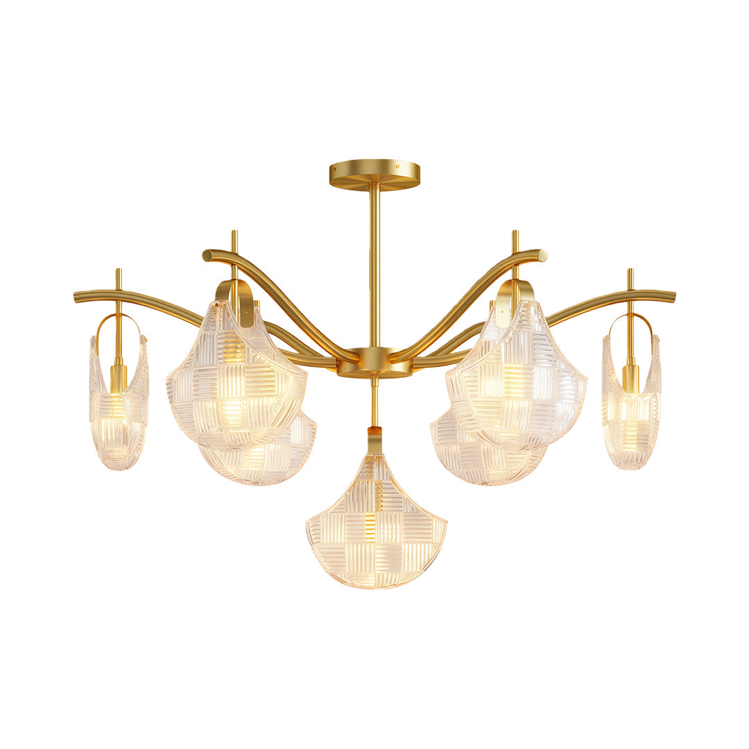 Modern Luxury Shell Chandelier Ceiling Light