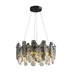Modern Crystal Ceiling Light with Eye Protection