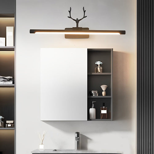 Adjustable 210° LED Bathroom Vanity Light Bar - Antler Design