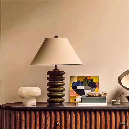 American Retro Cloth Table Lamp - Creative Decorative Lighting